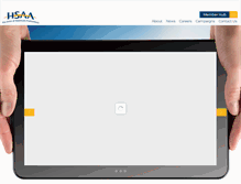 Tablet Screenshot of hsaa.ca